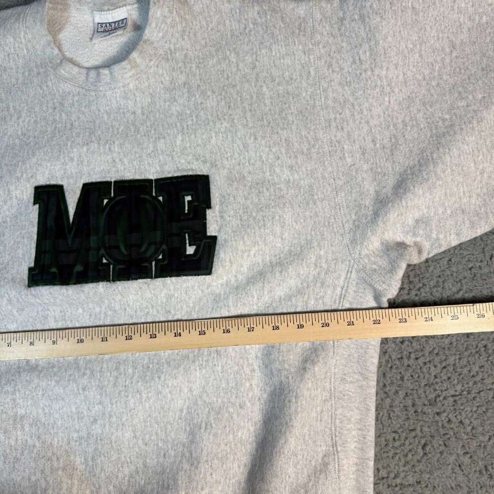Vintage 90s Mu‎ Phi Epsilon Crewneck Size Large Fraternity Collegiate Sweatshirt - Picture 6 of 9